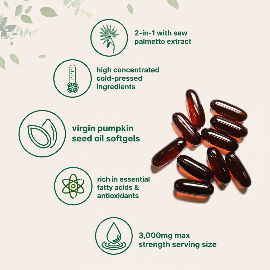 Premium Pumpkin Seed Oil Capsules